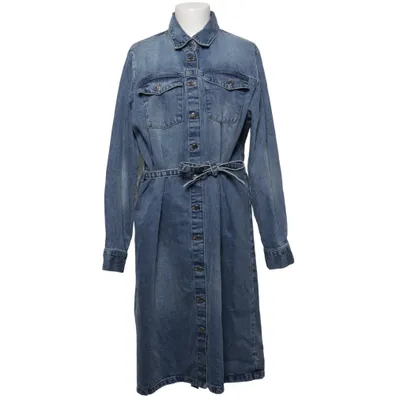 Blousejurk (Blauw) van Denim Rebel Katoen