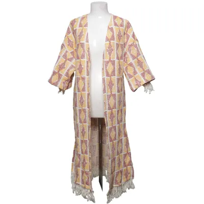 Cardigan (White, Brown, Yellow) from OXXO Cotton, Polyester