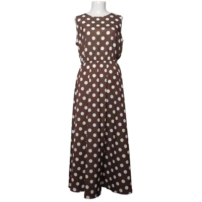 Maxi dress (Brown, White) from Floryday