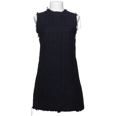 Dress (Black) from Mango Acrylic, Cotton, Polyester