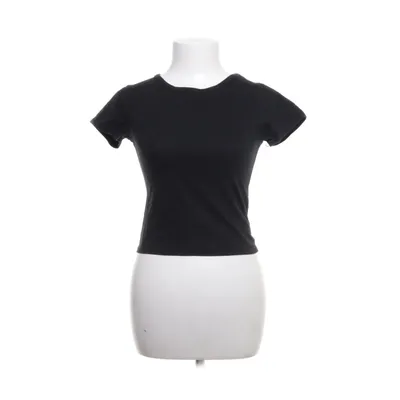 Crop top (Zwart) van PrettyLittleThing Katoen, Elastaan