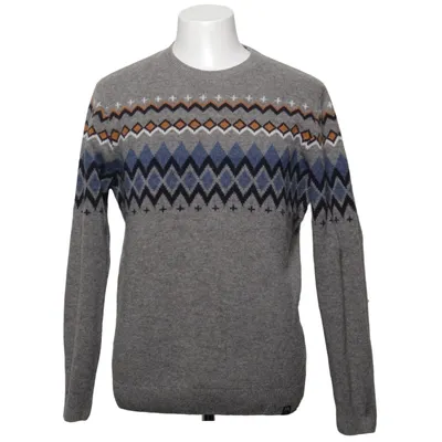 Trui (Grijs, Blauw, Meerkleurig) van Lindbergh Nylon, Wol