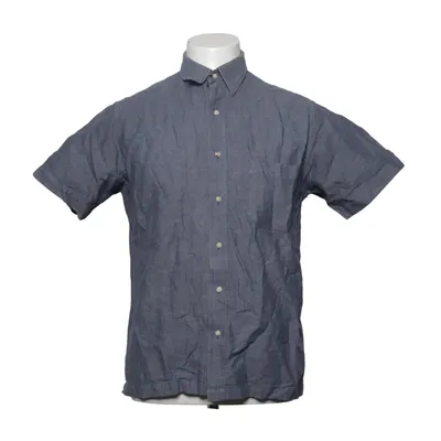 Chemise à manches courtes (Bleu) de Boomerang Coton, Lin