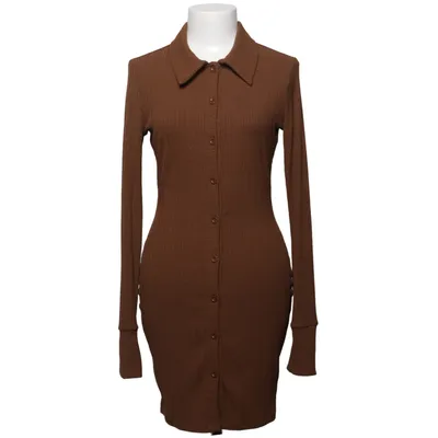 Skjortklänning (Brun) från Selma Omari x Na-KD Elastan, Polyester