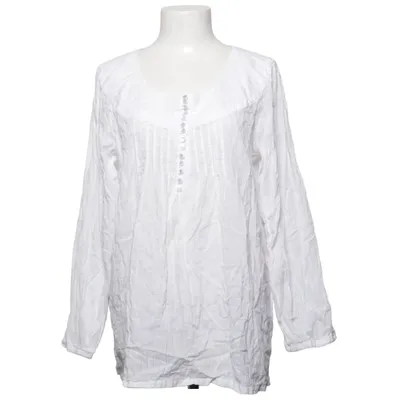 Blouse (Wit) van Cappucini Casual Katoen