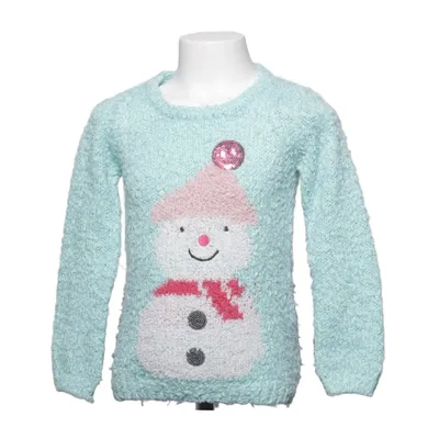 Kersttrui (Blauw, Meerkleurig) van Dopo Dopo Girls Acryl, Elastaan, Polyester