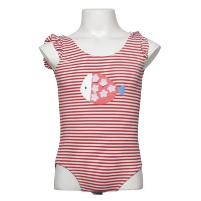 Badpak (Rood, Wit) van Pusblu Elastaan, Polyamide, Polyester