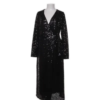 Wikkeljurk (Zwart, Zilver) van H&M Elastaan, Polyester