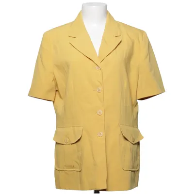 Blazer (Yellow) from Cappuccini by Desam Polyester, Viscose
