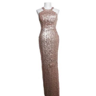 Evening gown (Beige) from KeiKei Elastane, Polyester