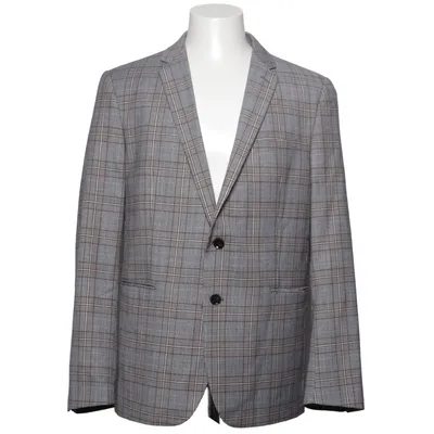 Blazer (Gray, Brown) from Finshley & Harding Elastane, Polyester, Viscose, Wool