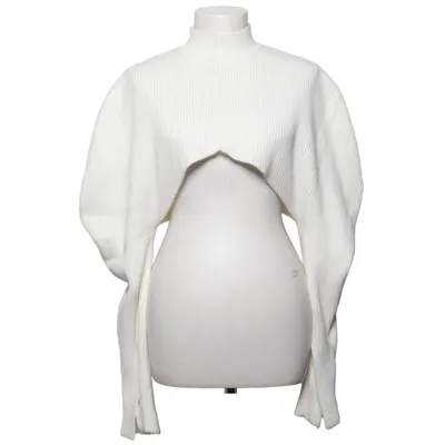 Sweater (White) from Angelica Blick x NA-KD Polyamide, Polyester, Viscose