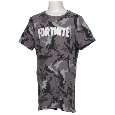 T-shirt (Grå, Flerfarvet) fra Fortnite Bomuld