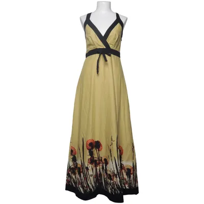 Maxi jurk (Geel, Zwart, Meerkleurig) van Fever London Katoen, Polyester