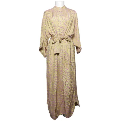 Klänning (Gul, Lila) från Held Polyester, Viskos