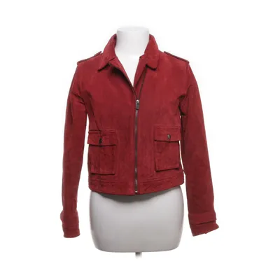 Läderjacka (Röd) från Mango Skinn, Polyester