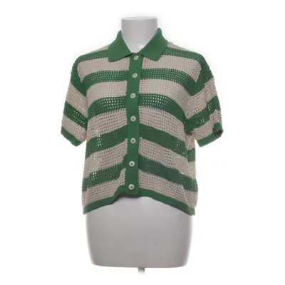 Cardigan (Green, Beige) from Zara Cotton, Polyamide