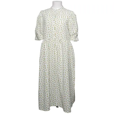 Maxi jurk (Wit, Meerkleurig) van VILA Elastaan, Polyester