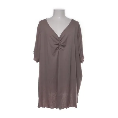 Top (Beige) from Janina Curved Elastane, Polyester, Viscose