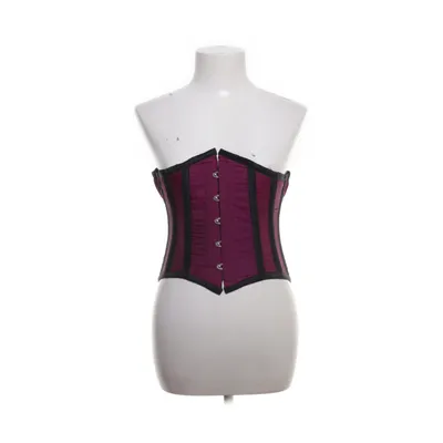 Korset (Zwart, Lila) van Burleska Katoen, Polyester