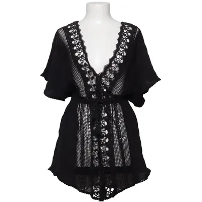 Robe de plage (Noir) de Hunkemöller Coton