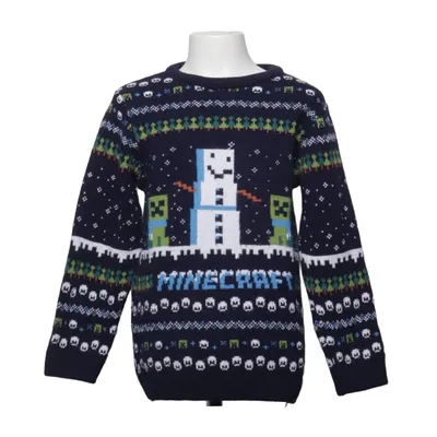 Julesweater (Blå, Hvid, Grøn) fra Mojang Akryl