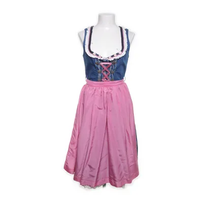 Dirndl (Blauw, Meerkleurig) van Hammerschmid Katoen