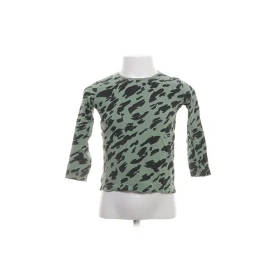 Long sleeve T-shirt (Green, Black) from Lindex Kids Cotton