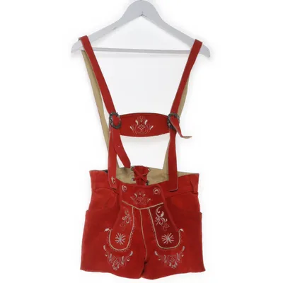 Lederhosen (Röd) från Bongossi Trade Polyester, Skinn