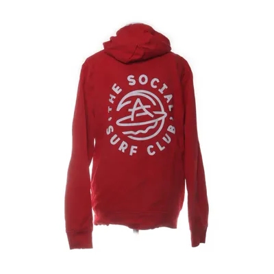 Huvtröja (Röd) från Anti Social Social Club Ekologisk bomull, Återvunnen polyester