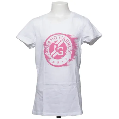 T-shirt (Vit, Rosa) från Roland Garros Bomull