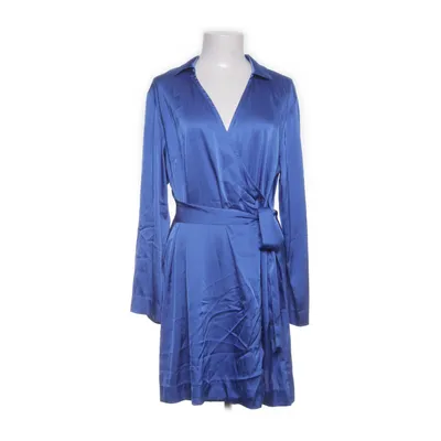 Wrap dress (Blue) from Monki Elastane, Polyester