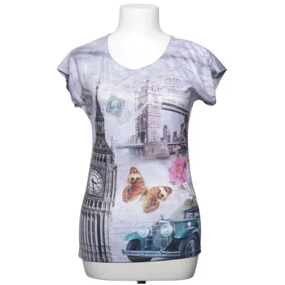 T-shirt (Grå, Flerfärgad) från Mirelle Elastan, Polyester