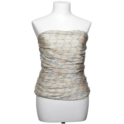 Tubetop (Beige, Blå) fra Luella Silke
