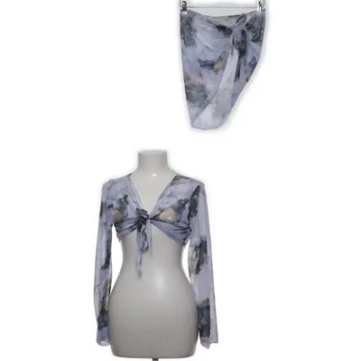 Ensemble de natation (Gris, Multicolore) de Shein Élasthane, Polyester