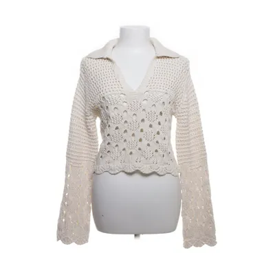 Sweater (Beige, White) from H&M Cotton