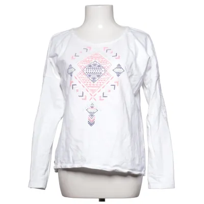 T-shirt à manches longues (Blanc, Rose) de Oxbow Coton
