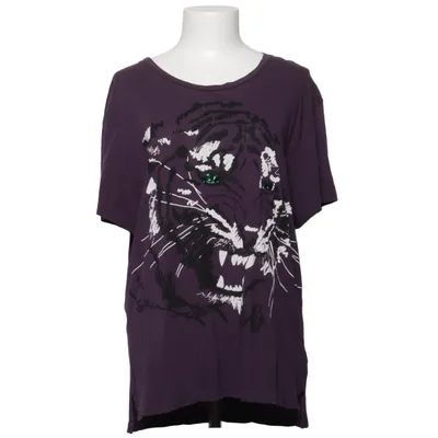 T-shirt (Lila) van Lanvin x H&M Katoen