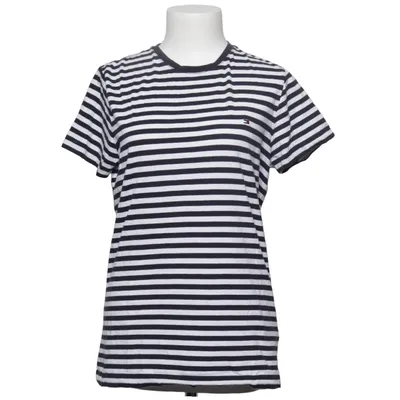 T-shirt (Bleu, Blanc) de Tommy Hilfiger Coton, Élasthane
