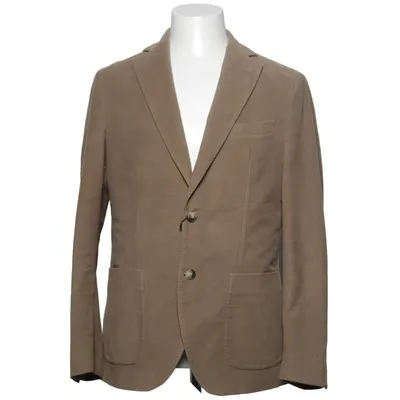 Blazer (Beige) van Massimo Dutti Katoen, Polyester, Viscose
