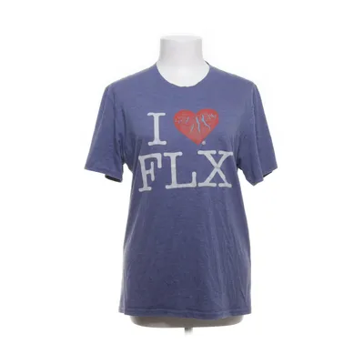 T-shirt (Blå) från Anvil Bomull, Polyester