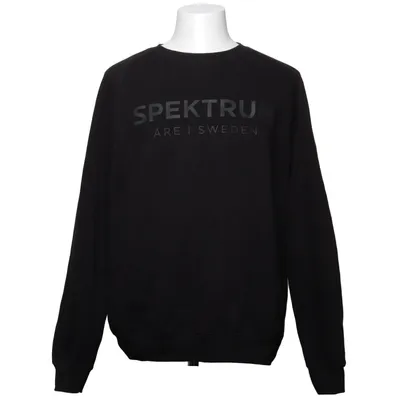 Sweatshirt (Zwart) van Spektrum Katoen, Polyester