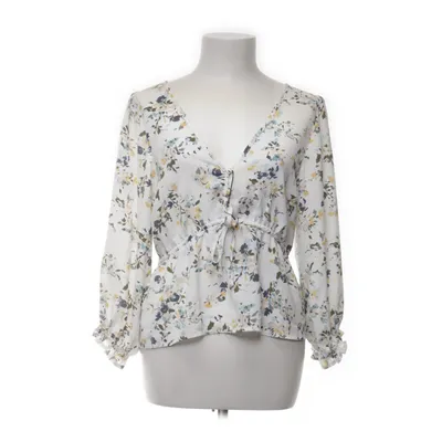 Blouse (White, Multicolored) from Abercrombie & Fitch Polyester