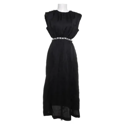 Robe longue (Noir) de Sandro Acétate, Polyamide, Polyester