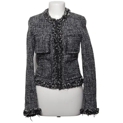Blazer (Black, White) from Maruschka Cotton, Polyester, Wool