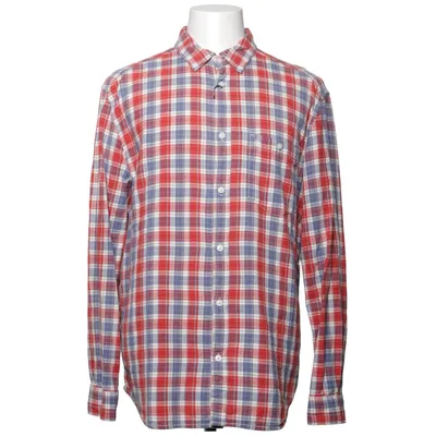 Chemise en flanelle (Rouge, Bleu, Blanc) de Wrangler Coton