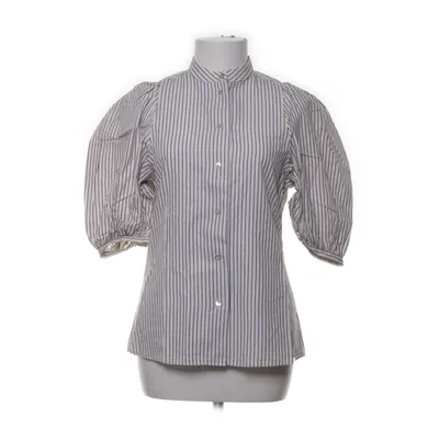 Blus (Vit, Blå) från Britt Sisseck Bomull, Lyocell