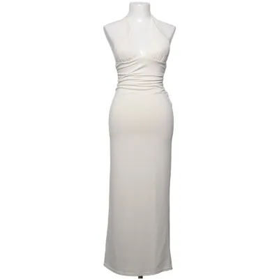 Halternek jurk (Beige) van Amisu Elastaan, Polyester
