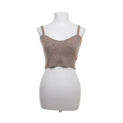 Crop Top (Beige) von Zara Acryl, Elasthan, Polyester, Wolle