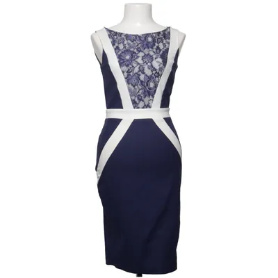 Jurk (Blauw, Wit) van Paper Dolls Katoen, Elastaan, Nylon, Polyester